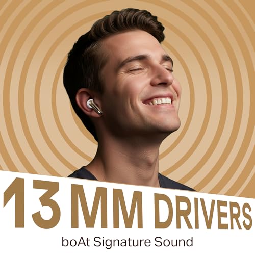 Image of boAt Airdopes Prime 512 (2026 Launch) Volume Swipe Control, 4Mics AI-ENx, 50H Battery, Multi Connect, App Support, BT v6.1, Bluetooth Earbuds, TWS Ear Buds Wireless Earphones with mic(Moonstone White)