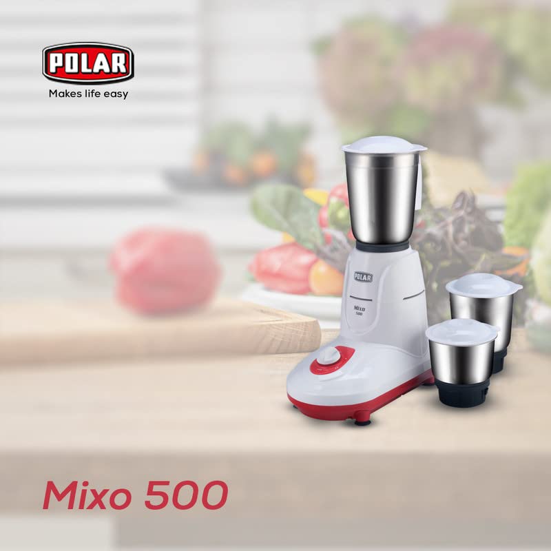 Close-up of the 3-speed control knob on the POLAR MG-500 Mixo Mixer Grinder
