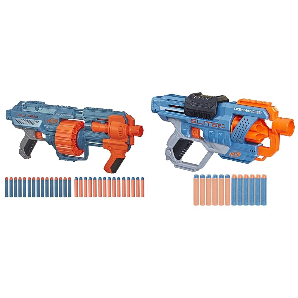 Nerf Elite 2.0 Shockwave Rd-15 Toy Gun Blaster|Official 30 Darts