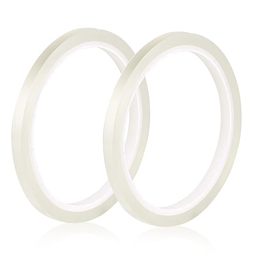 Miniatura 1 de Cinta floral transparente 2 rollos de 14 de pulgada, cinta transparente impermeable para floristería, suministros de arreglos florales, cinta de