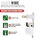 612 Vermont Clear 20 Count Christmas String Lights on White Wire Cord, UL Approved for Indoor Use Only, Total Length 4.9 Foot, Lighted Length 3.4 Foot