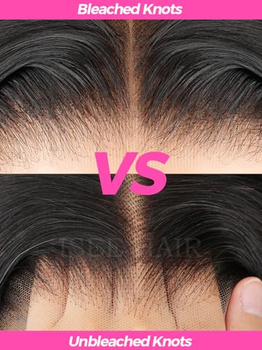 Image of ISEE Glueless Wigs Human Hair 7x5 Lace Kinky Straight Wig For Women 22 Inch
