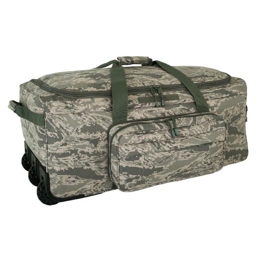 Mercury Tactical Gear Code Alpha Mini Monster Wheeled Deployment Bag, Camouflage, Air Force Digital Camo, One Size