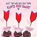 Colombina Valentines Day Heart Marshmallows for Hot Chocolate - Marshmallow Bits w/ Natural Vanilla Flavor & Color - Heart Shaped Marshmallows for Eating, Decorating & More - Perfect Valentines Day Gifts 40 Marshmallows
