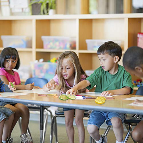 Hagao Fake Lime Slice Artificial Fruit Highly Simulation Lifelike Model For Home Party Decoration Green 10 Pcs #TOP5