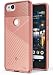 Google Pixel 2 Phone Case Ringke [BEVEL] Minimalist Diagonal Textured Shock Absorption TPU Form Fitting Lightweight Drop Resistant Protection Design Protective Cover Pixel 2 - Rose Gold Crystal