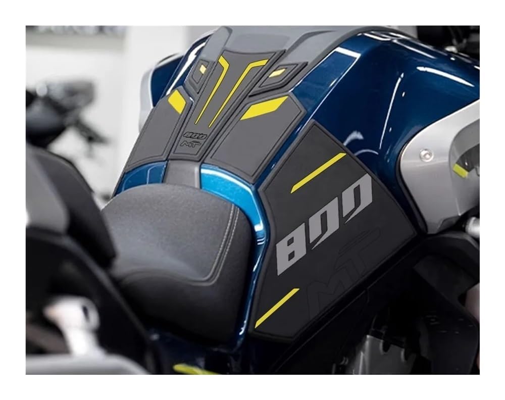 protège réservoir autocollant Accessoires Moto Protecteur De Réservoir D'huile Carburant Tapis Poignée Genou À Gaz Pour 800MT MT800 MT 800