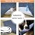 SANROCK Anti Curling Rug Grippers 1/8" Thick - Non Slip Rug Pads 8 pcs for Hardwood Floors and Tile Floors - Renewable Adhesive No Harm to Carpets and Floors
