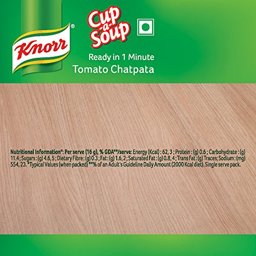 Image of Knorr Instant Tomato Chatpata soup 14.5g /14g /13.5g(weight may vary)| Cup a soup (Pack of 2)