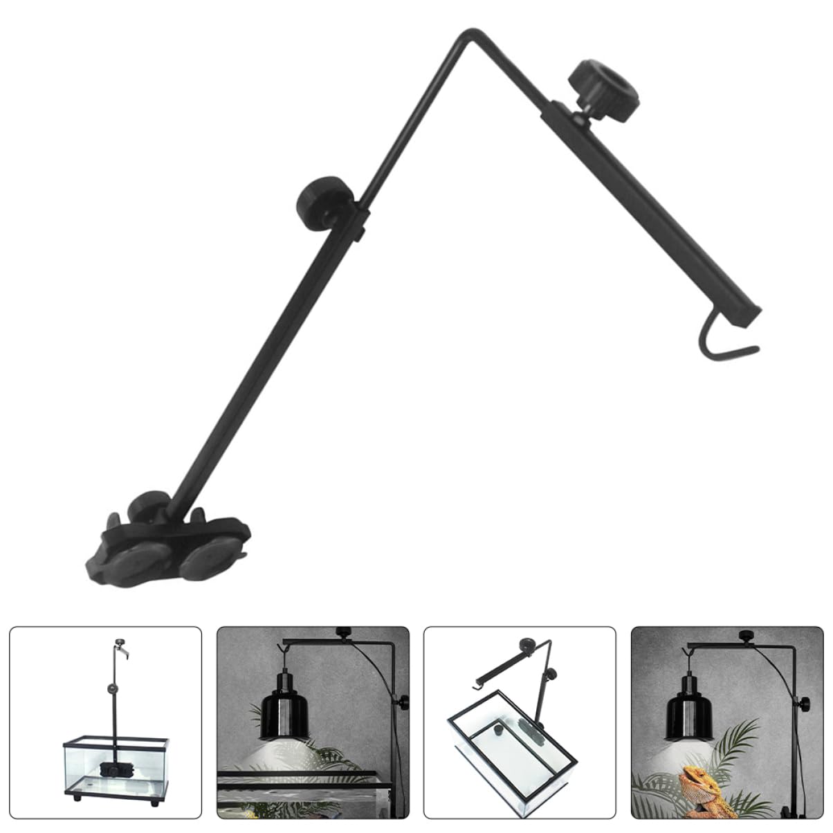 Happyyami Per Lampade per Rettili per Acquari per Lampade per Tartarughe per Allestimenti Terrari e Decorazioni per Acquari