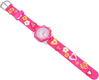 Relógio Rosa Relógios Para Quartzo Relógio De Estudante Rosa Relógio De Flor Desenhos Animados Relógio De Desenhos Animados Para Crianças Relógio De Presente Do Estudante