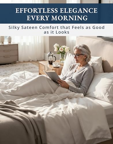 Image of LANE LINEN Twin Sheets 1000 Thread Count 100% Egyptian Cotton - White | Twin Bed Sheets - 3-Piece Set, 15 inch Deep-Pocket Snug Fit, Ideal For Dorm Rooms, Long-Staple 100% Egyptian Cotton,