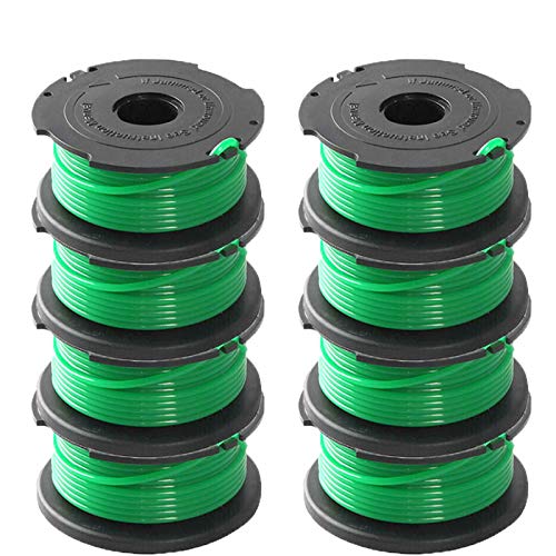 Liyyoo Sf-080 String Trimmer Auto Feed Replacement Spools Compatible With Gh3000 Lst540 Lst540B Gh3000R Sf-080-Bkp String Trimmer,20Ft 0.080 Inch Auto Feed Spool Line(8 Pack) #TOP21