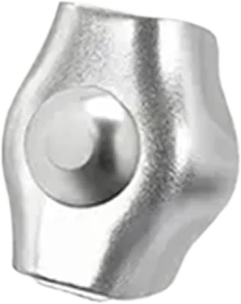 1-10pcs Clamps, Wire Cord Clamps, Stainless Steel 304 Cable Clamps, Wire Rope Steel Cable Fixing Clip M2-M3-M4-M5-M6-M8(M4-(5PCS))