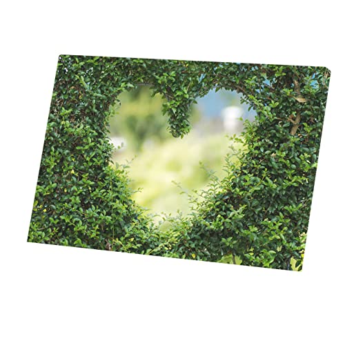 Toile coeur en buis 90x60 cm pour salon et chambre chaleureuse