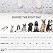 KSIIA Washable Dog Bed Deluxe Plush Dog Crate Beds Comfy Kennel Pad Anti-Slip Pet Sleeping Mat for Large, Jumbo, Medium, Small Dogs Breeds, 35