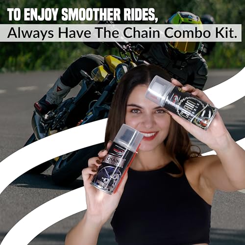 MIKANIX Chain Cleaner + Lube + Polish Combo 550ml Pack of 4 - Image 5
