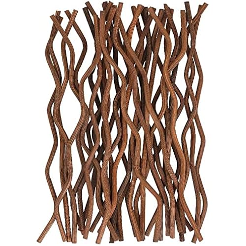 7Inch 100 Pcs Brown Wavy Rattan Reed Diffuser Sticks Fragrance Diffuser Replacement Refill Sticks