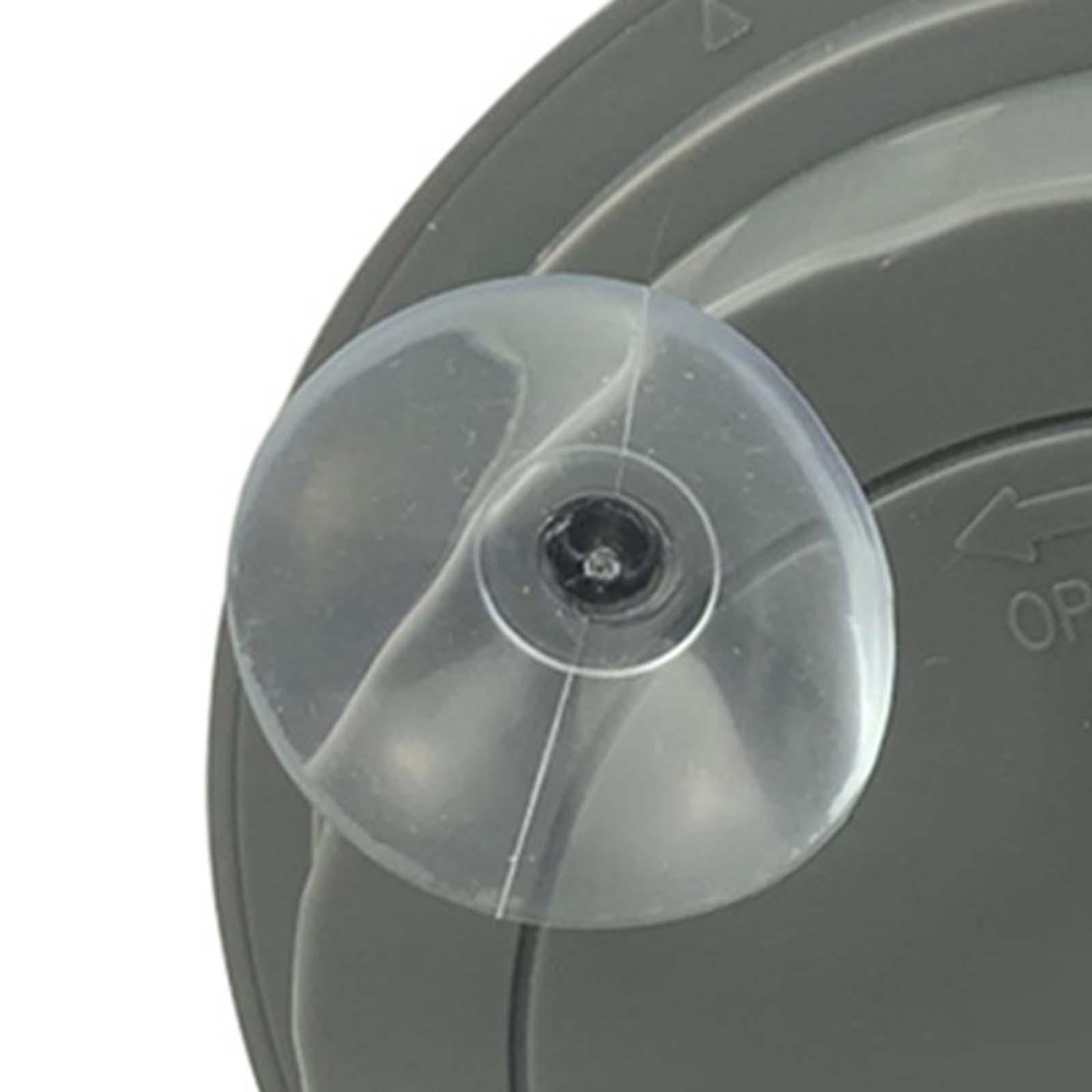 Produktbild von 14,6 Cm Große Digitale Badezimmer Wanduhr Mit Saugnapf, Küchenuhr Für