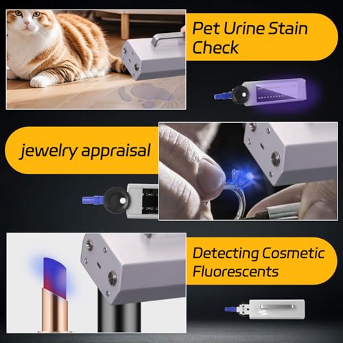 Image of UV Curing Light for Windshield Repair, High-Performance LED UV Lamp for Automotive Glass Crack & Chip Repair, Fast Curing, Durable Results, Perfect for DIY Car Repair Kits (No battery included)
