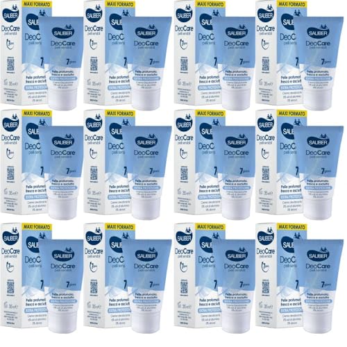 12 x SAUBER Deocare Deodorante Persona Crema Classica 30 Ml