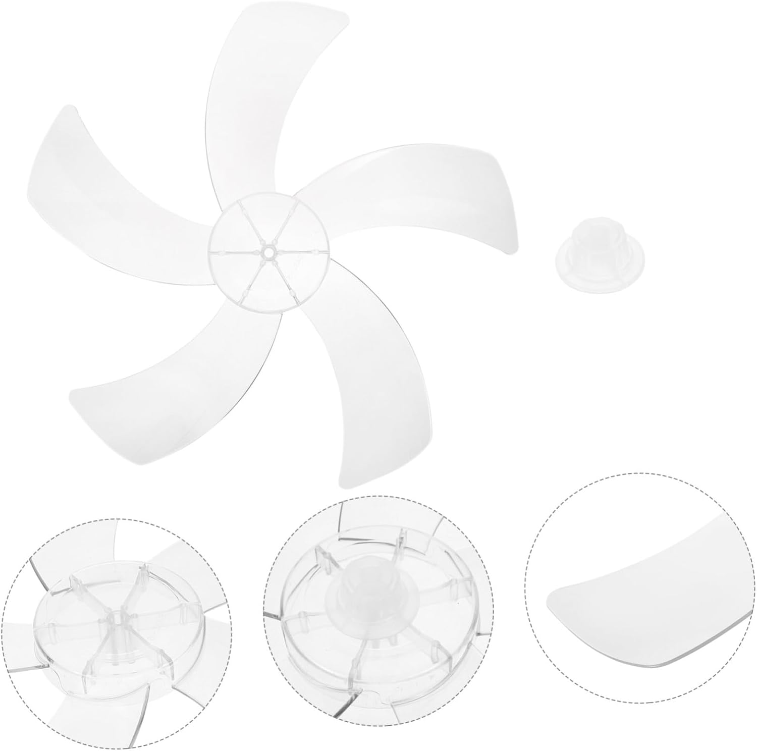 Fan Blade Replacement for Electric Pedestal and Floor Fans Fit Easy Installation for Home and Office Use