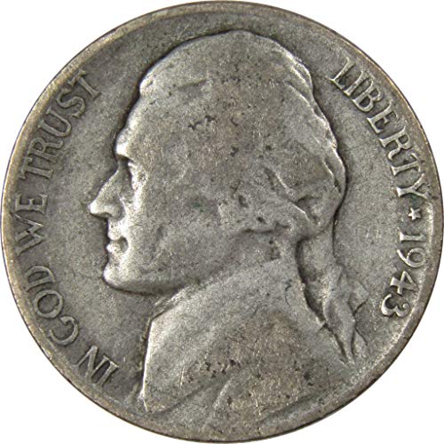 1943 S Jefferson Wartime Silver Nickel Coin
