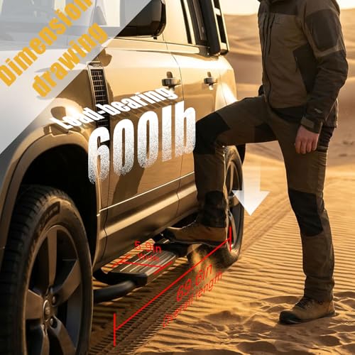 Estribos laterales para Land Rover Defender 2020-2025 miniatura 5