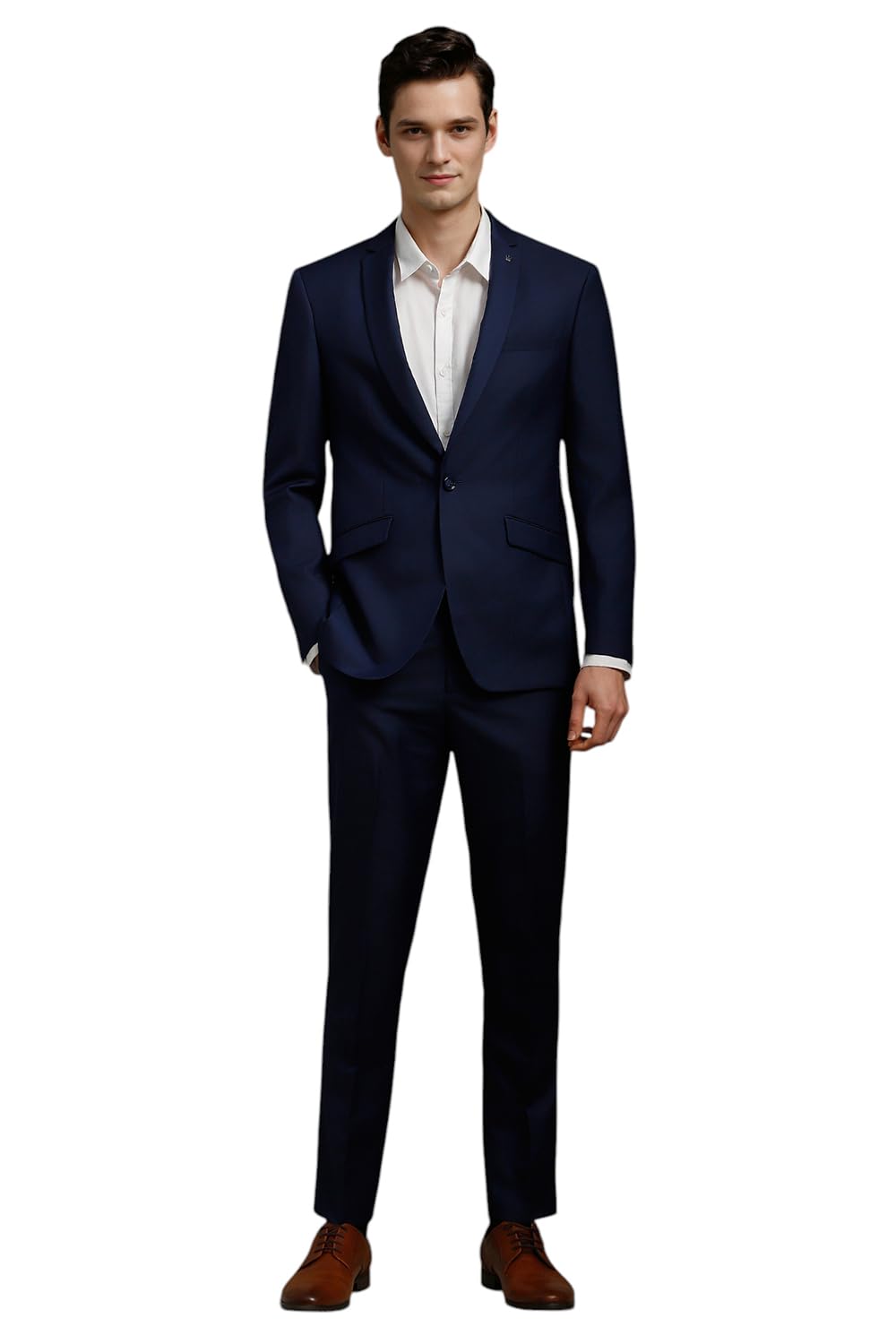 louis philippe Men's Polyester Blend Two Piece Suit-Dress Set-picture-30