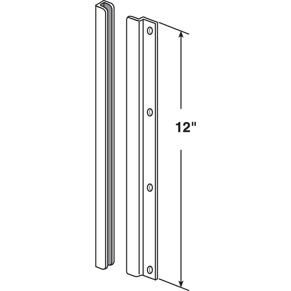 Prime-Line productos U 9514 Guardia Latch in-swinging, 30,5 cm, latón
