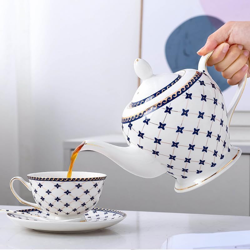 Image of White Cup with Saucer Set of 12 Pcs | Tea /Coffee Cups 180 ml | Microwave & Dishwasher Safe | Bone-Ash Free | Crockery Set Ideal for Daily Use & Gifting, White Gift Set