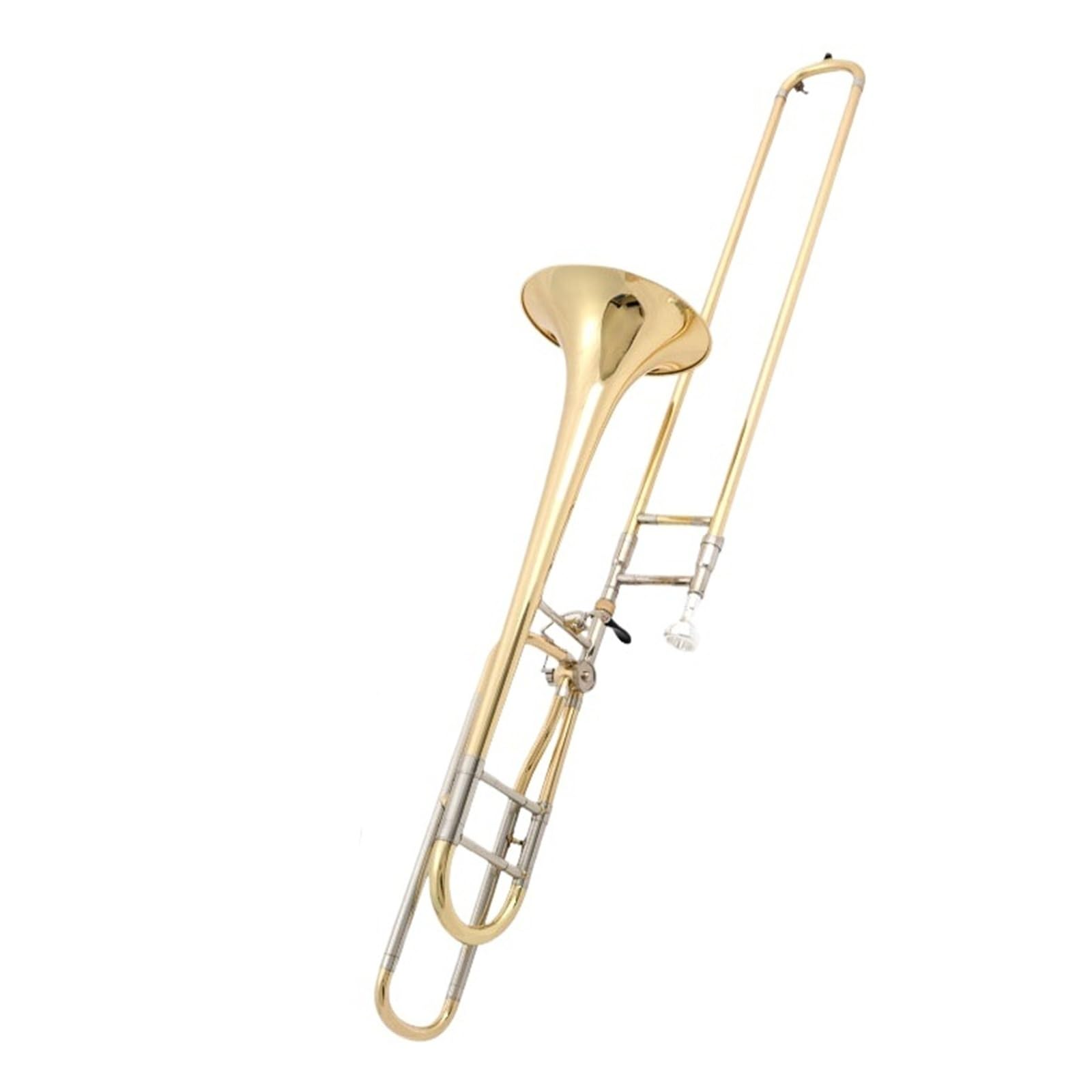 Puzon Lakierowany złoty tenor B dur puzon początkujący profesjonalny instrument dęty