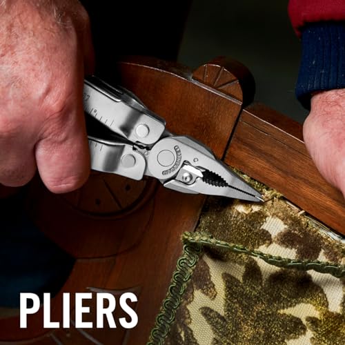 Outil multifonction Leatherman Super Tool 300 robuste avec étui noir rigide