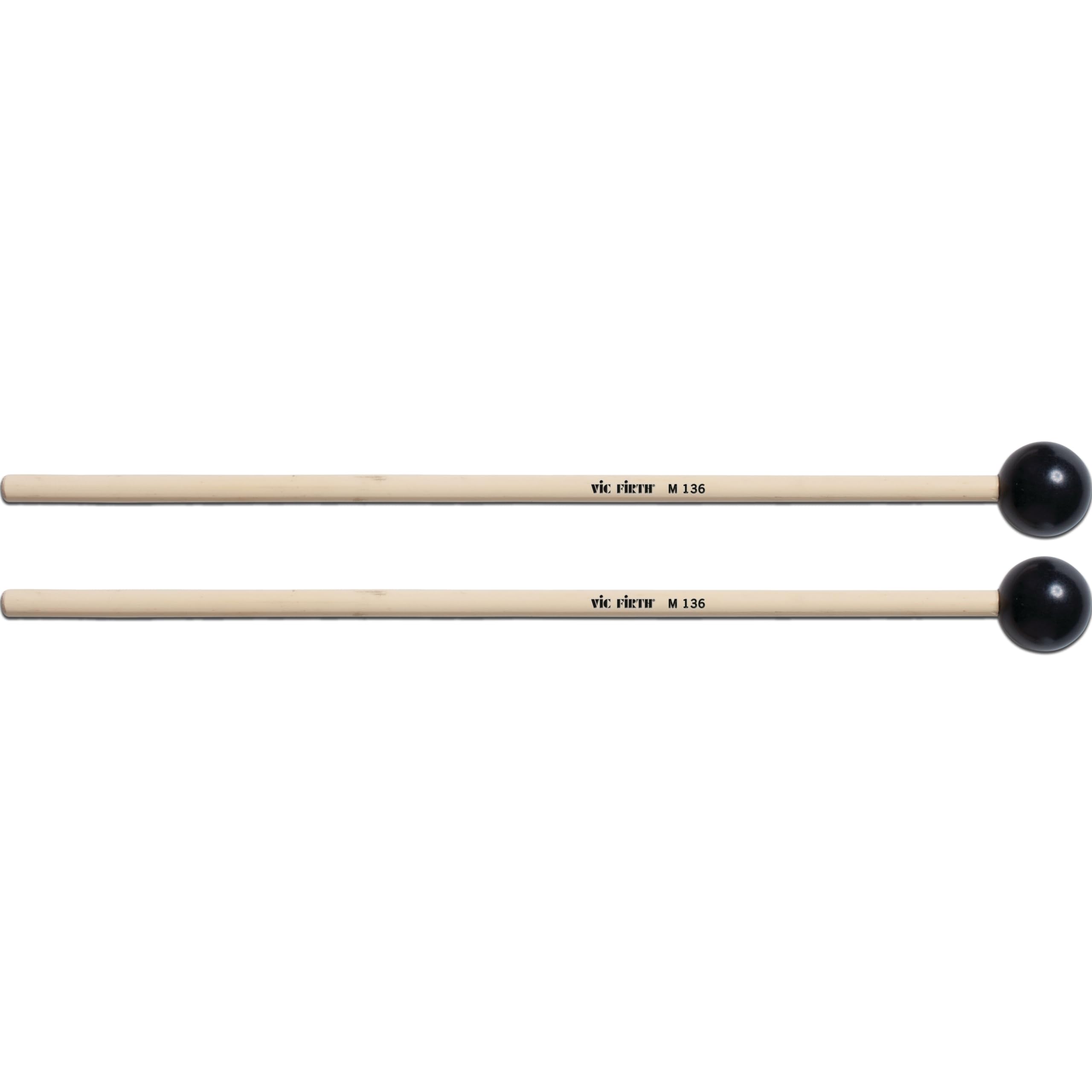 Vic Firth - Bacchette per Xilofono Serie Orchestral - M136 - Molto Duro - Testa di Acetal