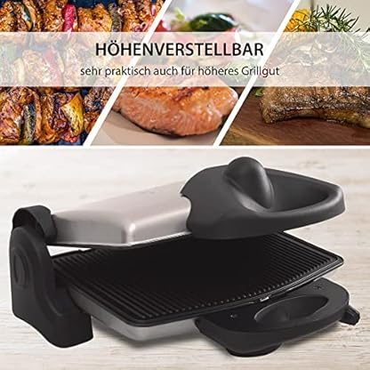 Kontaktgrill Tischgrill Barbecue BBQ Elektro Kontakt Grill Elektrogrill – Bild 5
