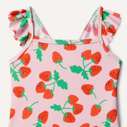 Image of Amazon Essentials Baby Girls' Ruffle One-Piece Swimsuit