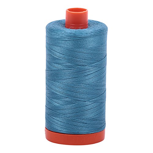 Aurifil hilo de algodón 1422 yd Teal miniatura 1