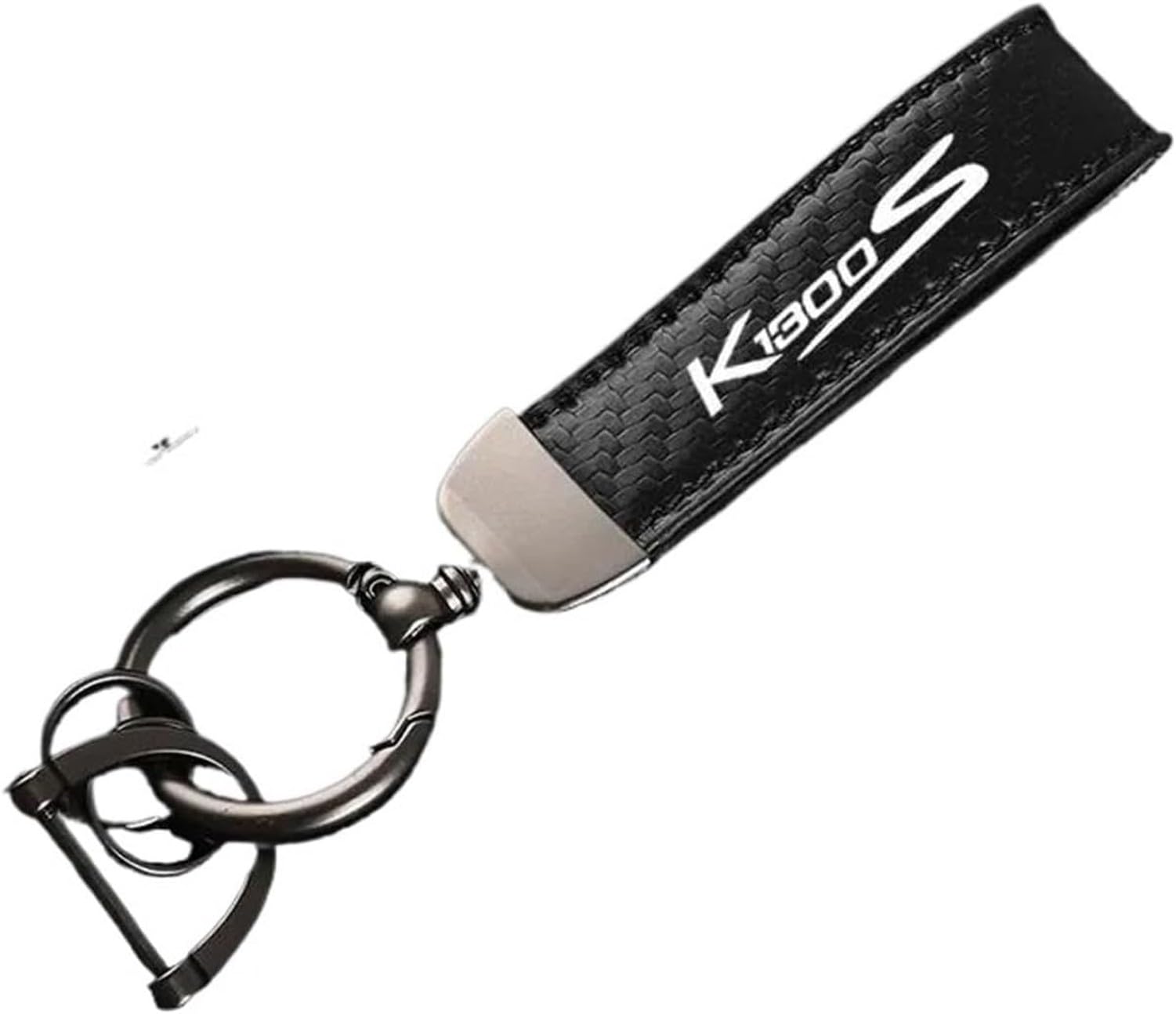 XIUNYIE For K1300S Motorrad Motorcycle Leather Key Holder Horseshoe Buckle Keyring Jewelry Accessory, B