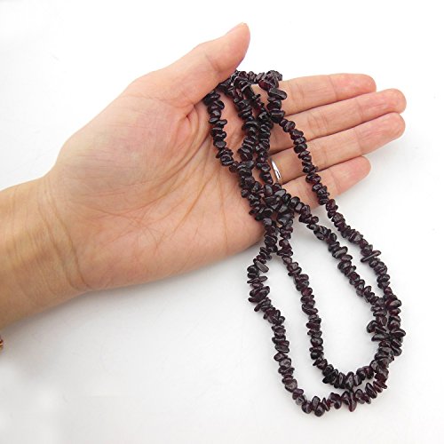 Belle Crafts Coiris 33'' Strand 5-8Mm Nice Garnet Loose Chips Gemstone Beads For Jewelry Diy Or Making & Design (St-1007) #TOP3