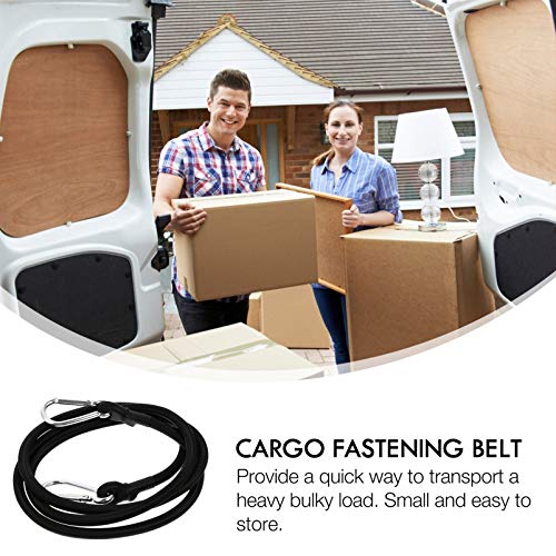 ULTECHNOVO 2Pcs Corda ElÃ¡stica Com Tiras de Gancho MosquetÃ£o para Escalar Corda ElÃ¡stica Forte Ca