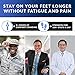 Plantar Fasciitis Arch Support Shoe Inserts Women & Men – Insoles For Men & Women- Orthotics Inserts For Flat Feet Foot & High Arch - Athletic Running Insoles Men - Work boots Insoles For Men blue