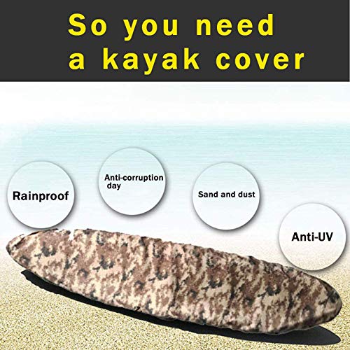 Housse de kayak imperméable haut de gamme en polyester enduit PU couleur désert - 5