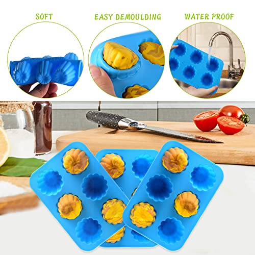 RONGYI Mini Ciambelle in Silicone, 3 Pezzi Formine...