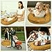 TARJODGY Baby Lounger - Baby Lounger for Newborn 0-24 Months, Soft Breathable Cotton Infant Lounger Cover, Portable Baby Nest for Travel, Newborn Essentials (Sienna)
