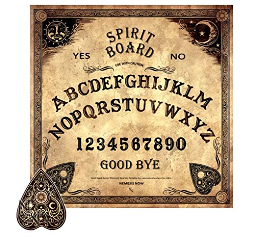 Figuren Shop GmbH Wahrsagerbrett - Traditionelles Design | Witchboard Quijabrett Hexenbrett Quija Spirit Board Cover