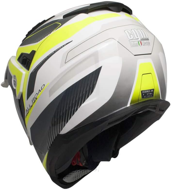 Abbigliamento protettivo CGM Casco integrale cross con visiera 606G FORWARD  Rosso opaco XS Caschi revestida.com
