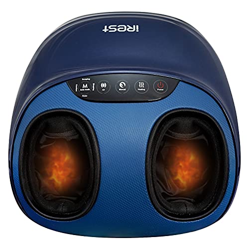 iRest Fußmassagegerät für Shiatsu Elektrische Maschine mit Doppelrollen, Luftdruckmassage, Schaben, tief drücken Cover