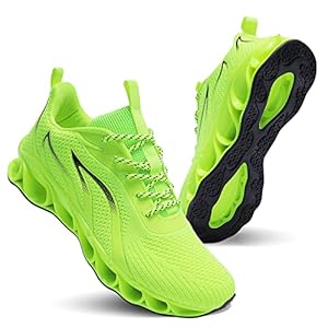 Men Athletic Shoes Mesh Blade Running Walking Sneakers
