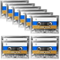 10 unidades de casetes de audio vacíos: 60 min de bajo ruido,