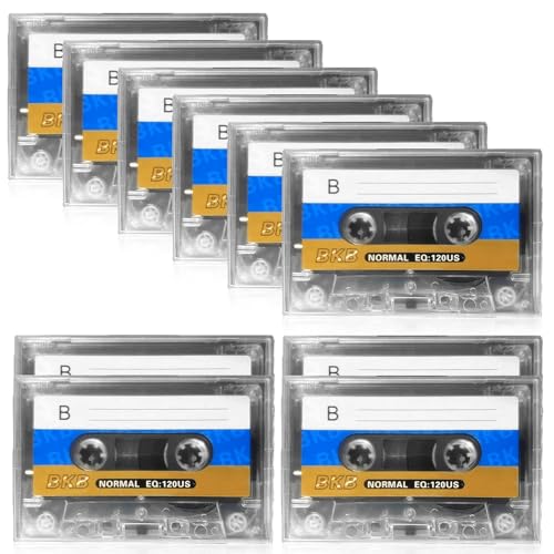 Tempo di registrazione di 60 minuti: le cartucce vuote per la registrazione hanno un lungo tempo di registrazione. Ogni nastro offre 60 minuti di registrazione, con custodia protettiva separata. Le cassette audio Vuote rimangono tra i classici supporti di memorizzazione per la registrazione del suono, fornendo un supporto adatto per la musica e la registrazione.